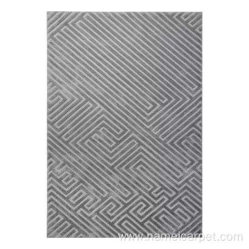 Hand tufted wool modern rugs for hotel room